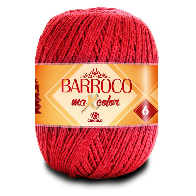 Barroco Max Color 3402 - Vermelho Circulo