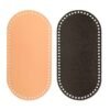 Base Couro Sintetico Oval - Preto 30cm - Image 2