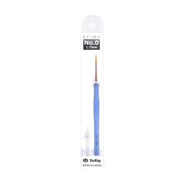 ETIMO Steel Crochet Hook with Cushion Grip NO.0 1.75mm