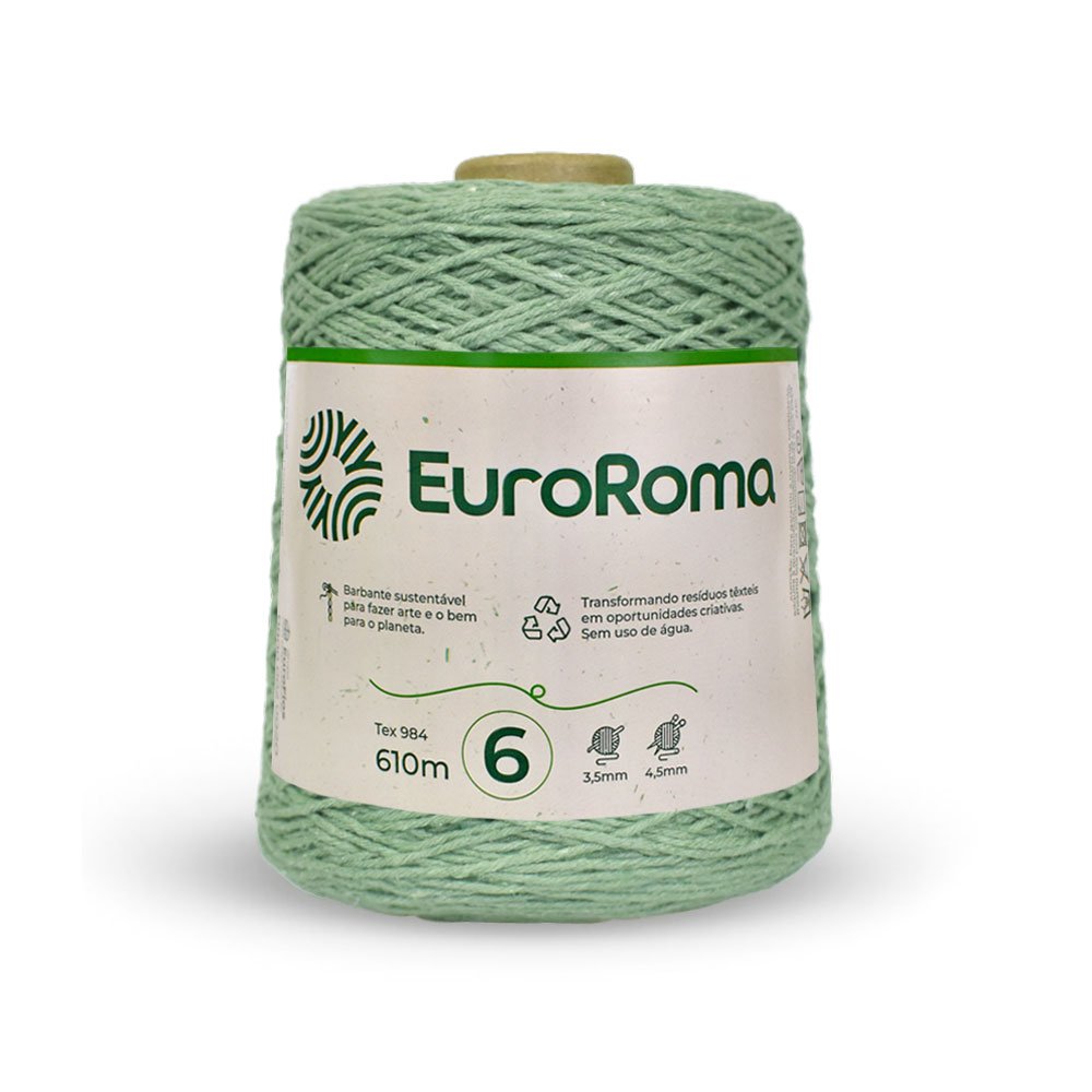 Barbante 6 Euroroma Colorido 600g - Alecrim
