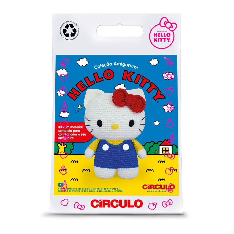 Kit Amigurumi Hello Kitty - Amarela