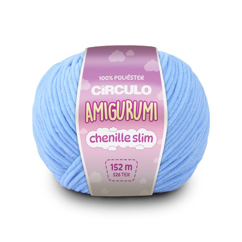 Amigurumi Chenille Slim 2137 - Hortênsia