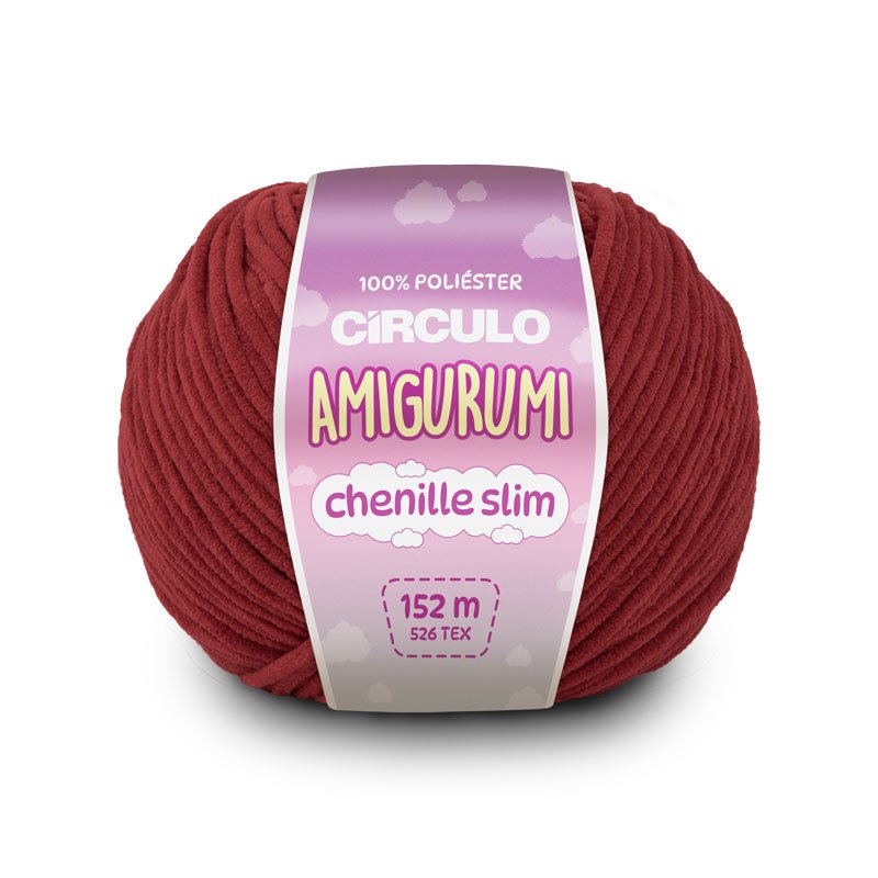 Amigurumi Chenille Slim 3668 - Veludo