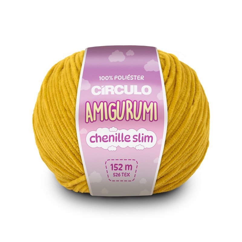 Amigurumi Chenille Slim 7069 - Mostarda