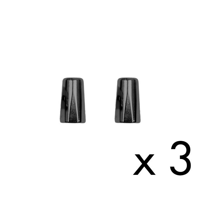 Ponteira Metalica Cone - Preto
