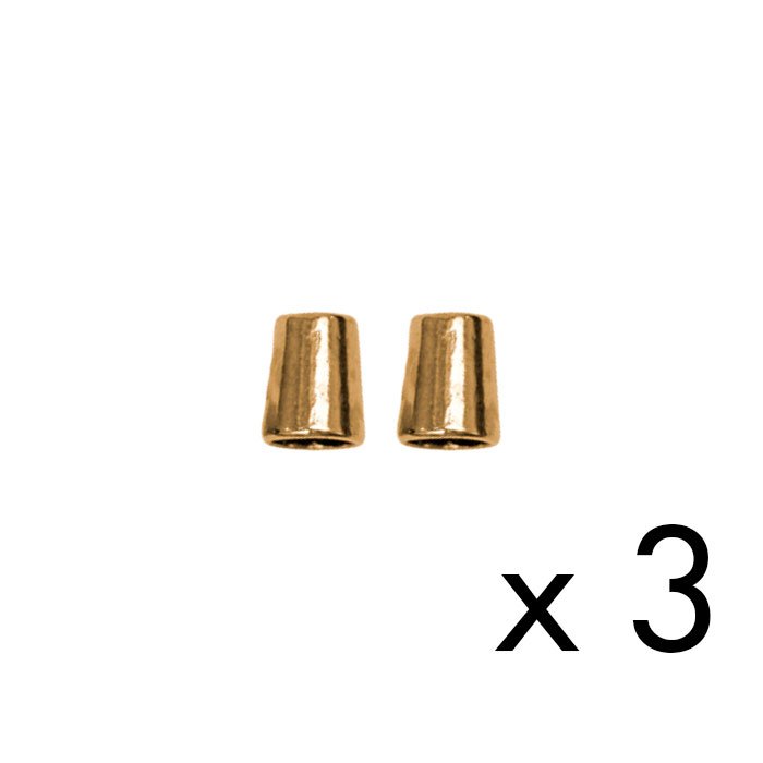 Ponteira Metalica - Dourado