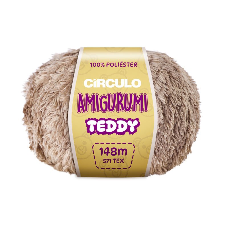 Amigurumi Teddy 7625 - Castanha