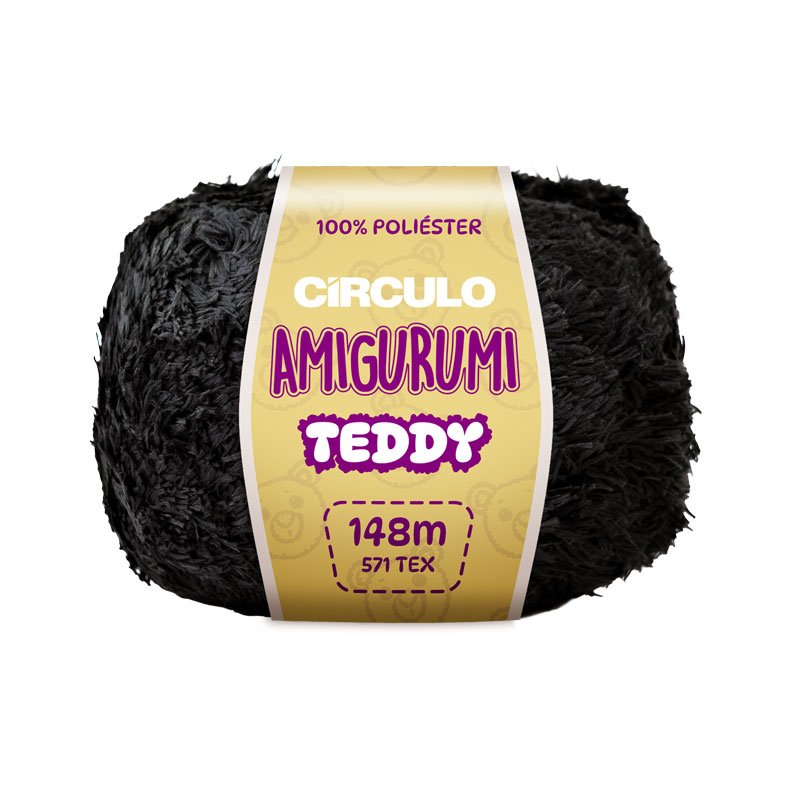 Amigurumi Teddy 8990 - Preto